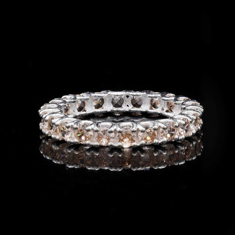 925 Sterling Silver Multi Stone Ring Band