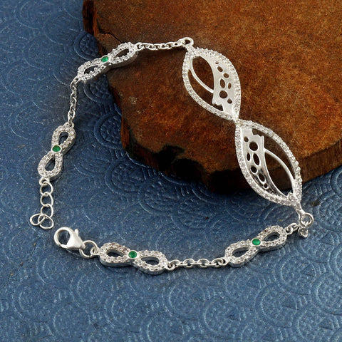 Silver Eye Bracelet