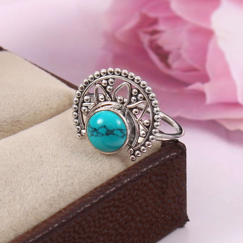 Silver Turquoise Ring