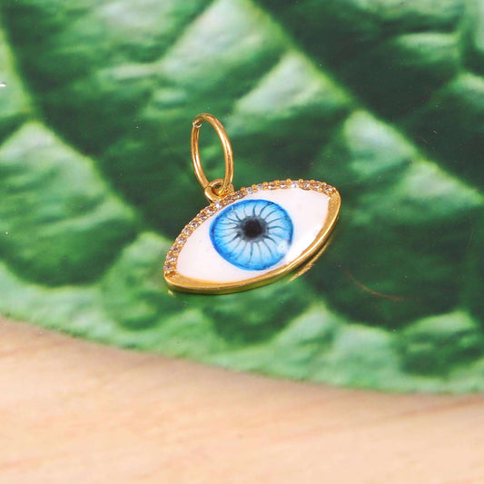 Golden Evil Eye Pendant