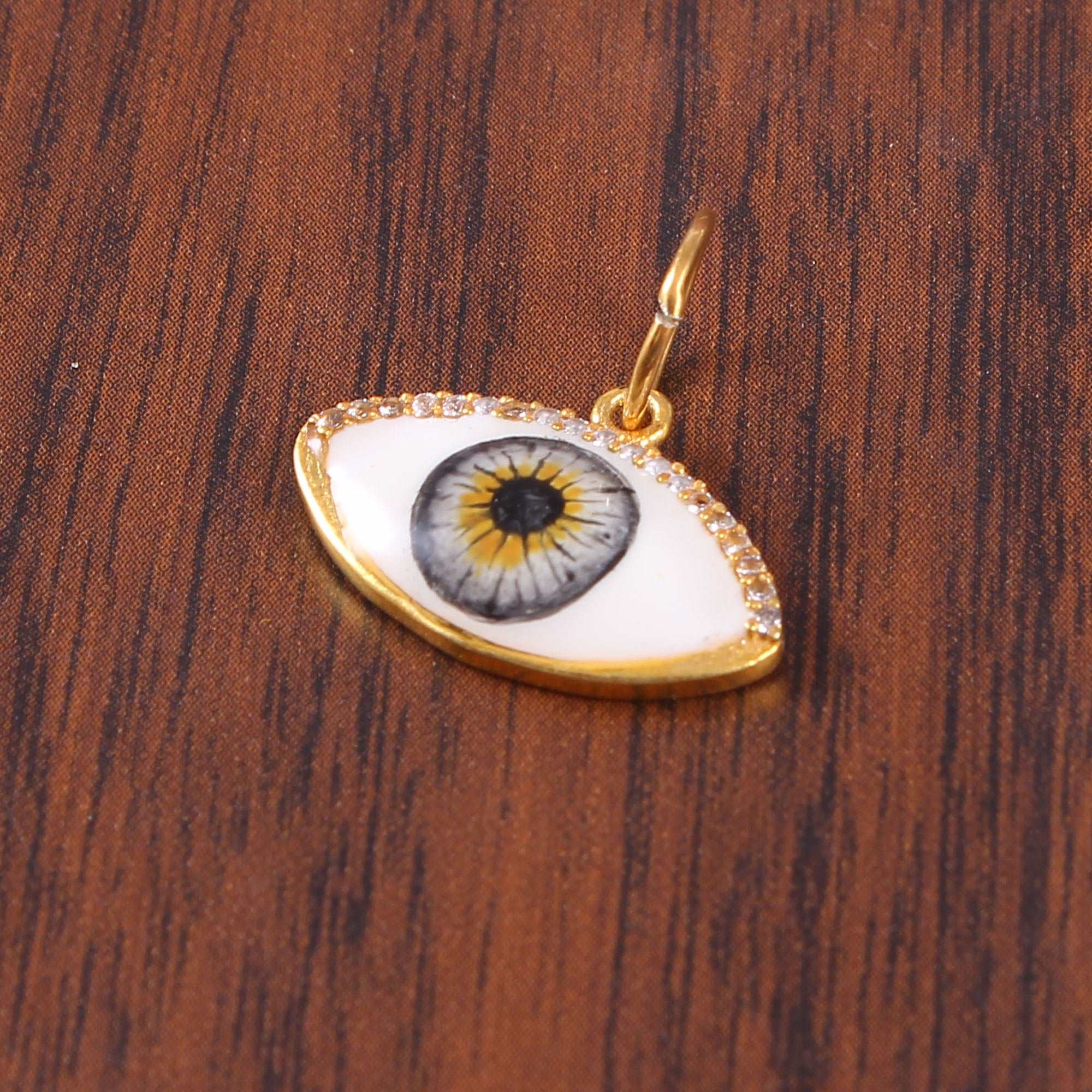 Golden Evil Eye Pendant