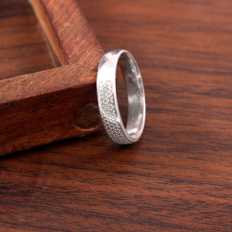 Silver Designer Ring Band