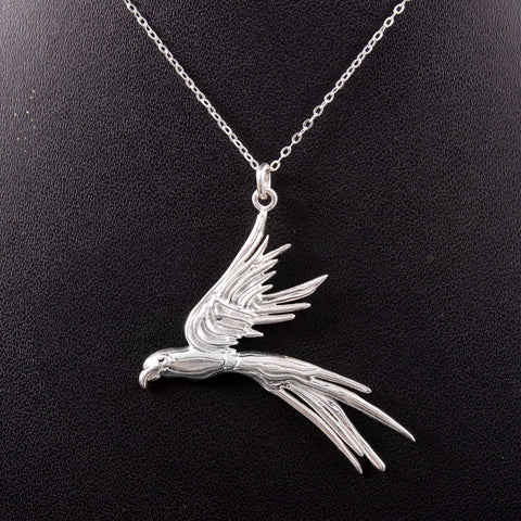 Silver Huming Bird Pendant