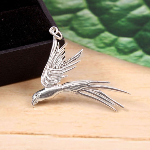 Silver Huming Bird Pendant