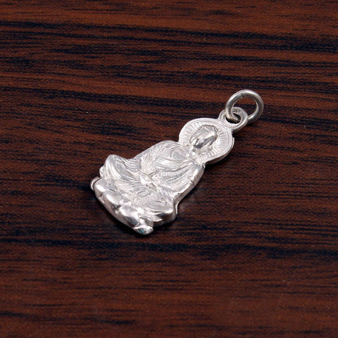 Silver Bhagwan Buddha Pendant