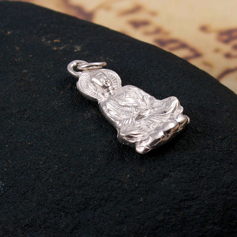 Silver Bhagwan Buddha Pendant