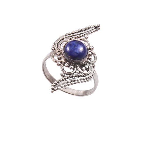 Fantastic Collection For Blue Lapis Lazuli 925 Sterling Silver Ring For Women