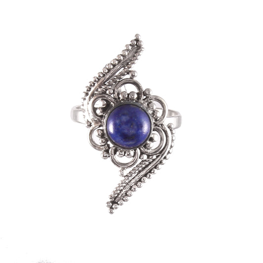 Fantastic Collection For Blue Lapis Lazuli 925 Sterling Silver Ring For Women