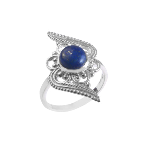 Fantastic Collection For Blue Lapis Lazuli 925 Sterling Silver Ring For Women