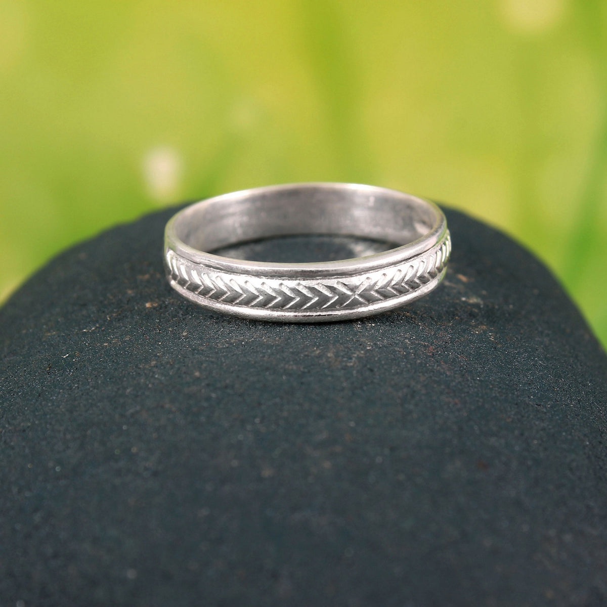 925 Sterling Silver Handmade Band Ring  For Women & Men Handmade Jewelry Her