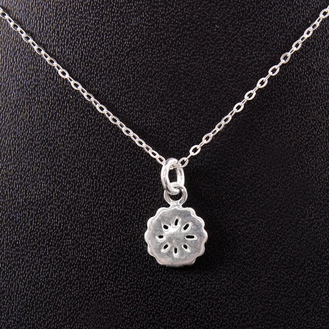 Solid 925 Sterling Silver Mini Mandala Pendant Necklace For Women Handmade Jewelry For Gifts Her