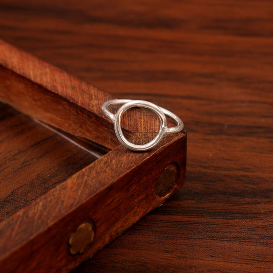 925 Sterling Silver Minimalist Daily Use Plain Ring for men By Jewelldiro