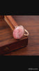 925 Sterling Silver Handmade Rhodochrosite Gemstone Oval Shape Rose Gold Rings For Women