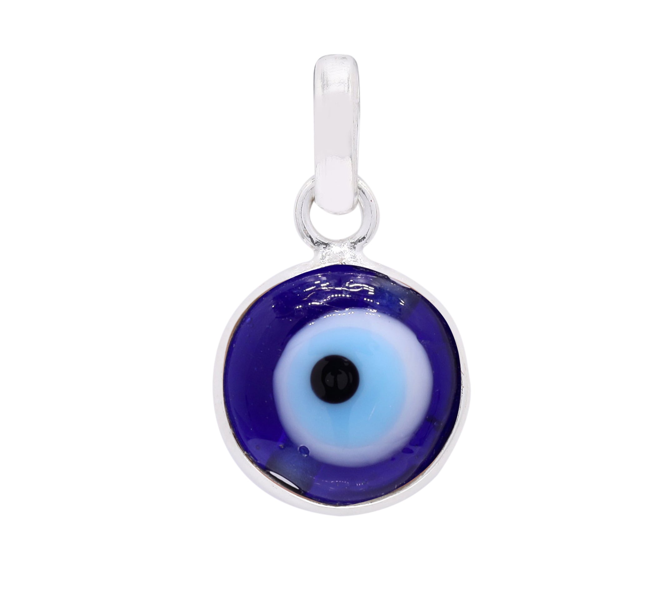 925 Sterling Silver Evil Eye Pendant jewelldiro