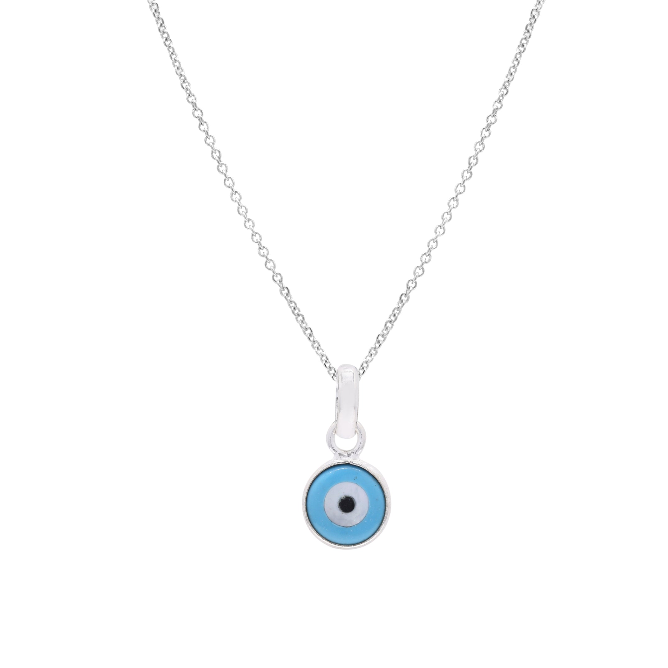 925 Sterling Silver Evil Eye Pendant jewelldiro